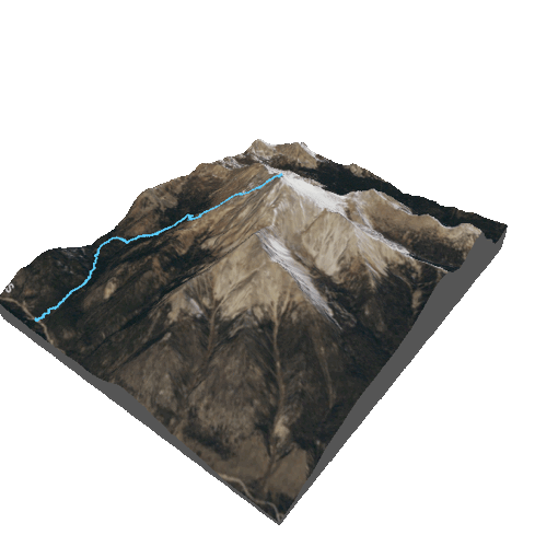 GIF of Mt. Yale in 3D